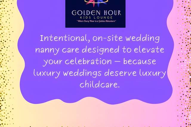 Golden hour kids lounge