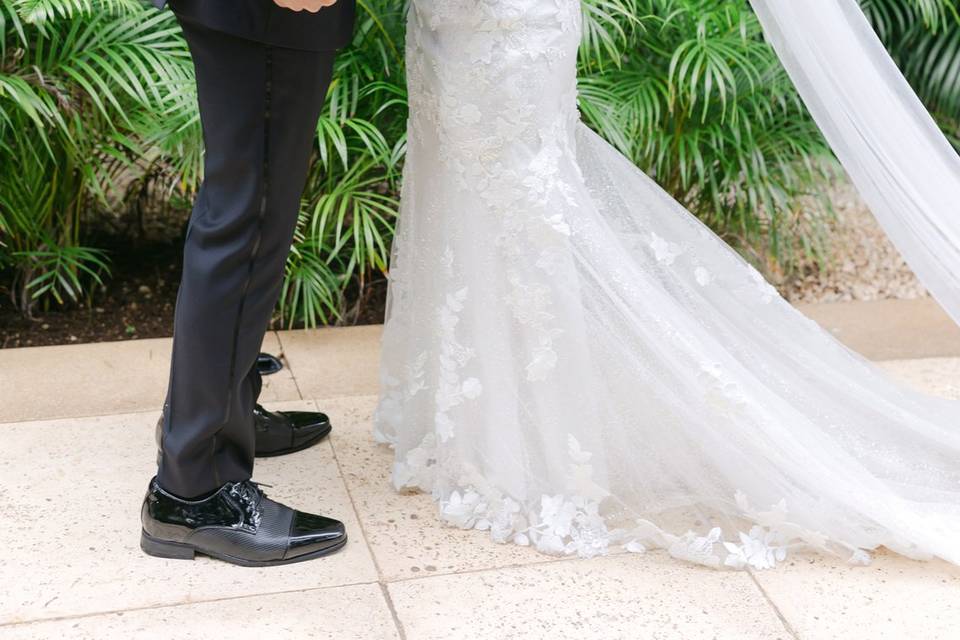 First Look Bride and Groom