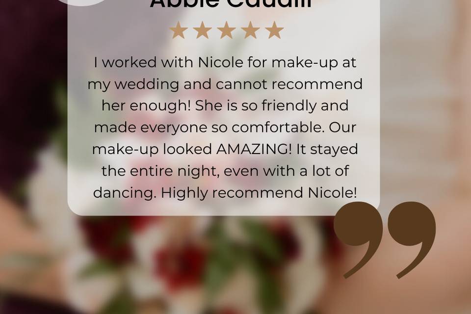 See what my brides have to say
