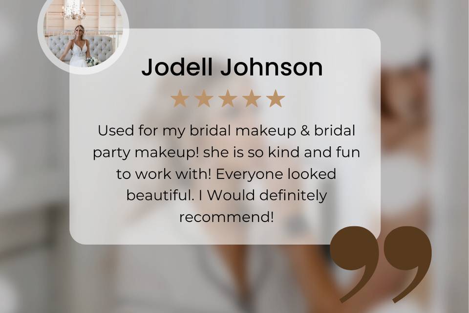 See what my brides have to say