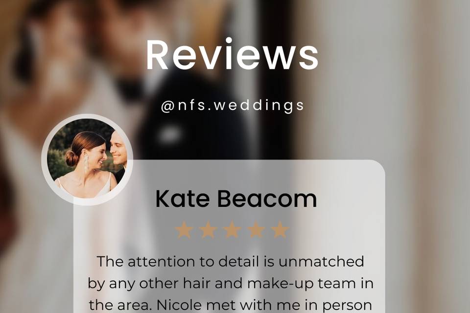 See what my brides have to say