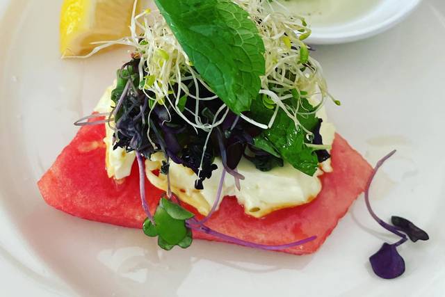 Watermelon feta salad