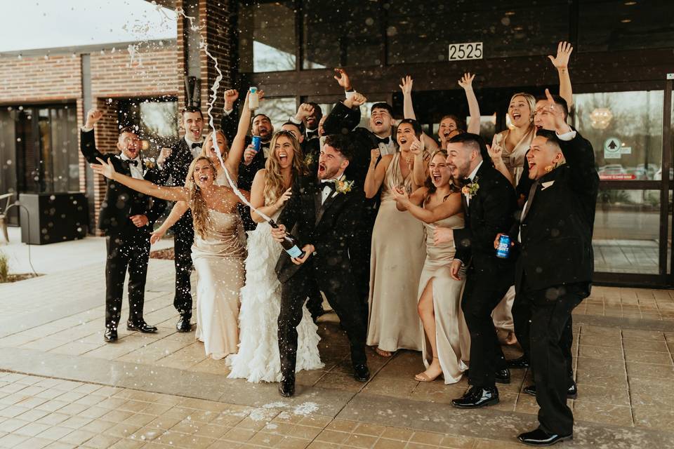 Wedding Party at The Highlande