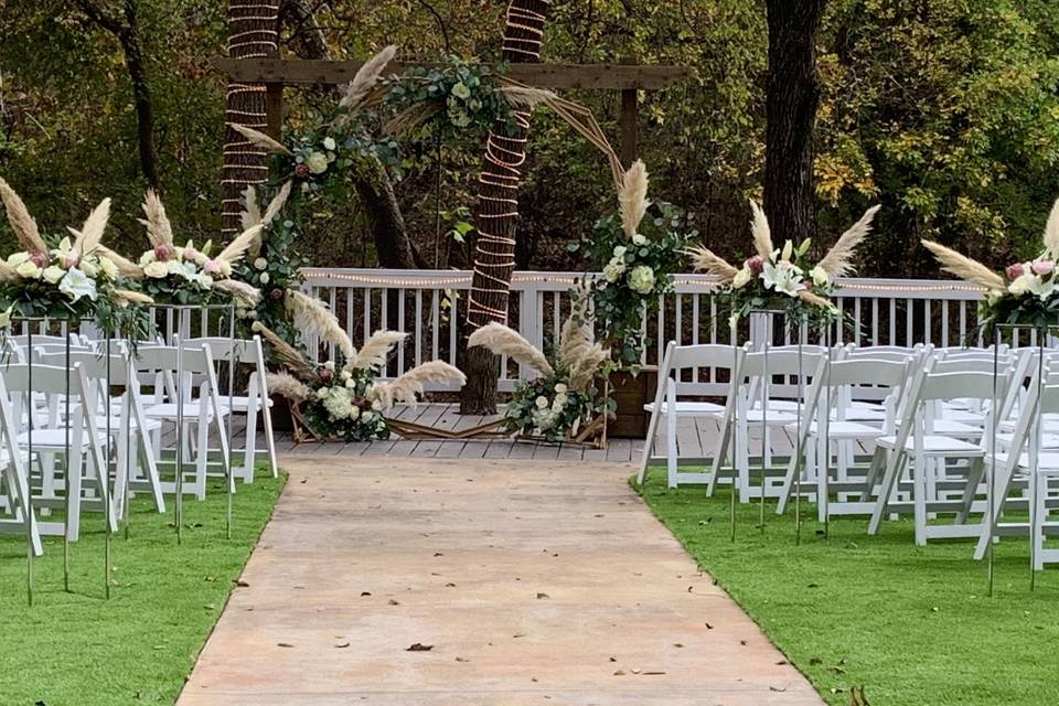 Romantic Boho Ceremony