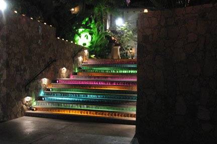 Landscape lighting in Mexico