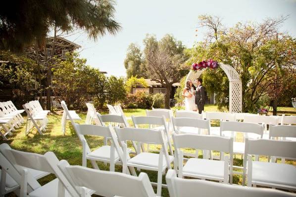 Chairs set up