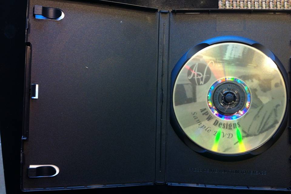 An example of what your DVD may look like.  Just pop it into your DVD player and you're ready to go!