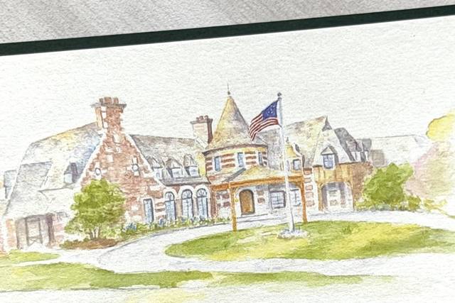 Beautiful venue drawing