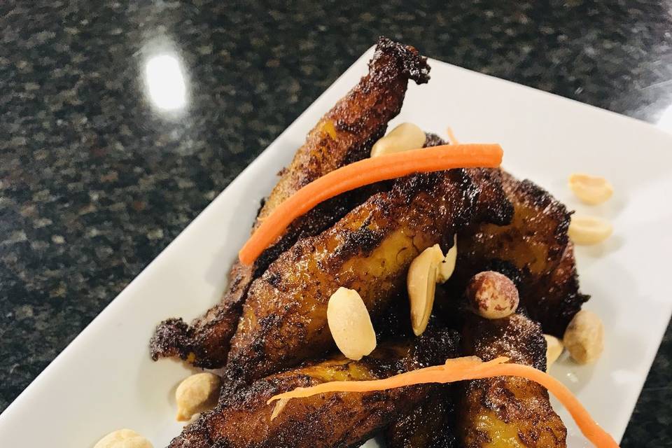 Fried Plantain n peanuts