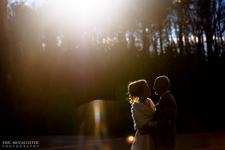 November Wedding Couple