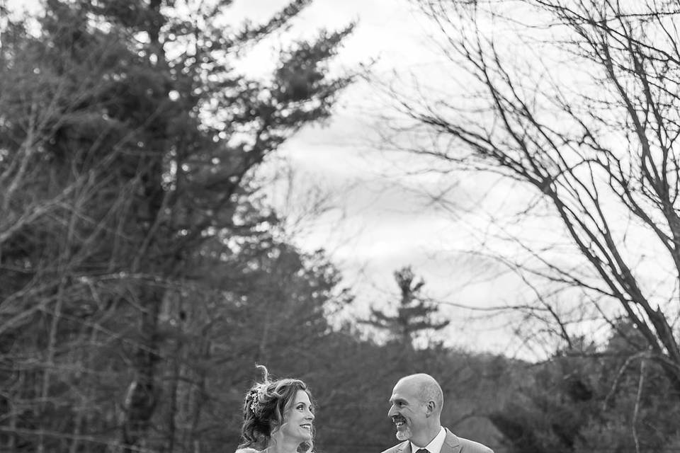 November Wedding Couple