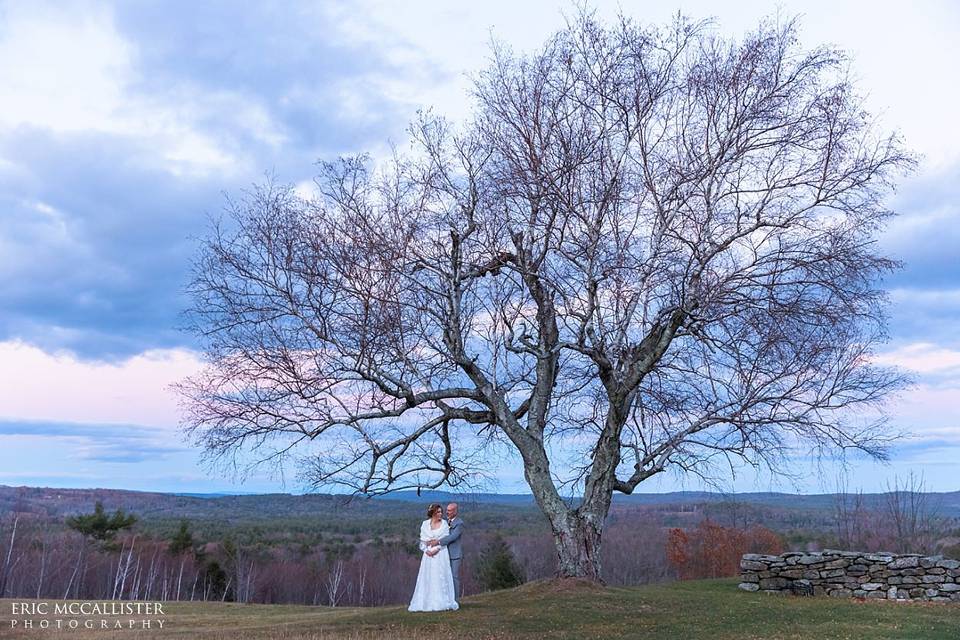 November Wedding Couple
