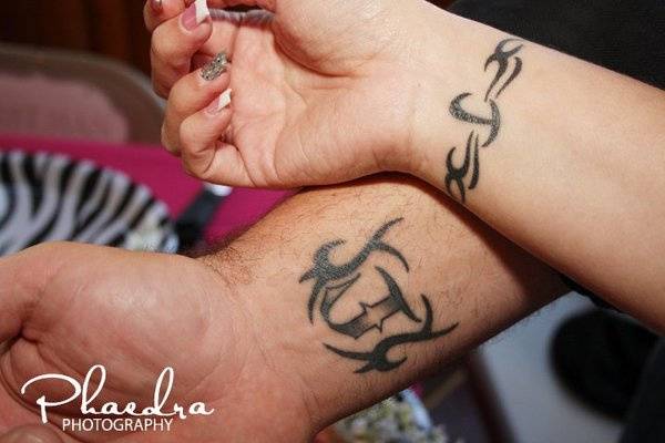 Our tattoos
Pictures by Phaedra Photography.