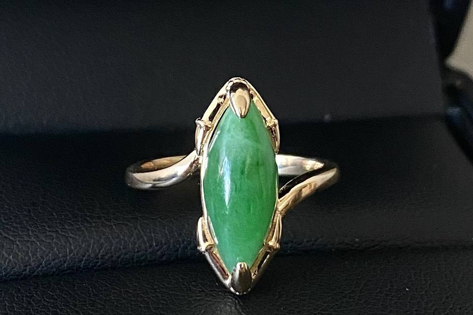 RavenClaw Jade Engagement Ring