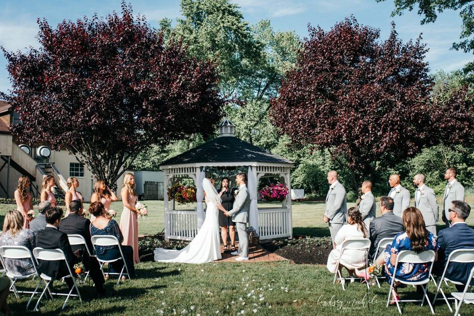 Ceremony on the lawn
