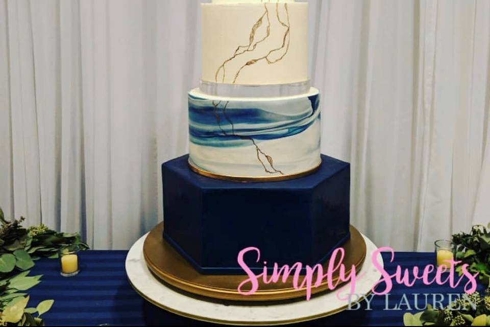 4 tier marble