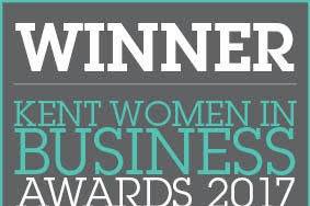 Winner of Kent Women in Business - 2017 - Professional Achievement award.
