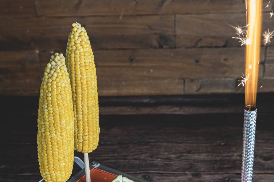 Mini Elote Cart For Tables