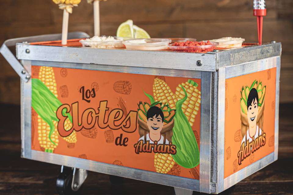 Mini Elote Cart For Tables