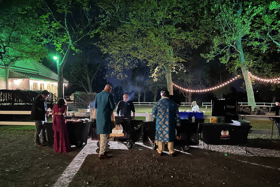 Out Side Rehearsal Dinner