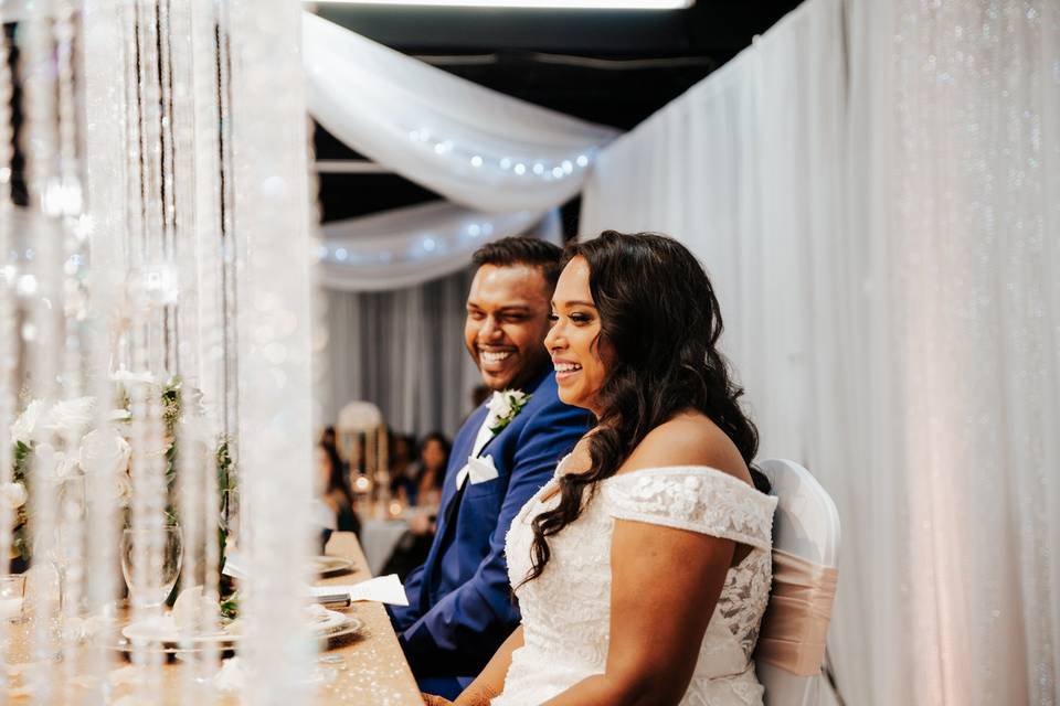 Head Table in Ballroom