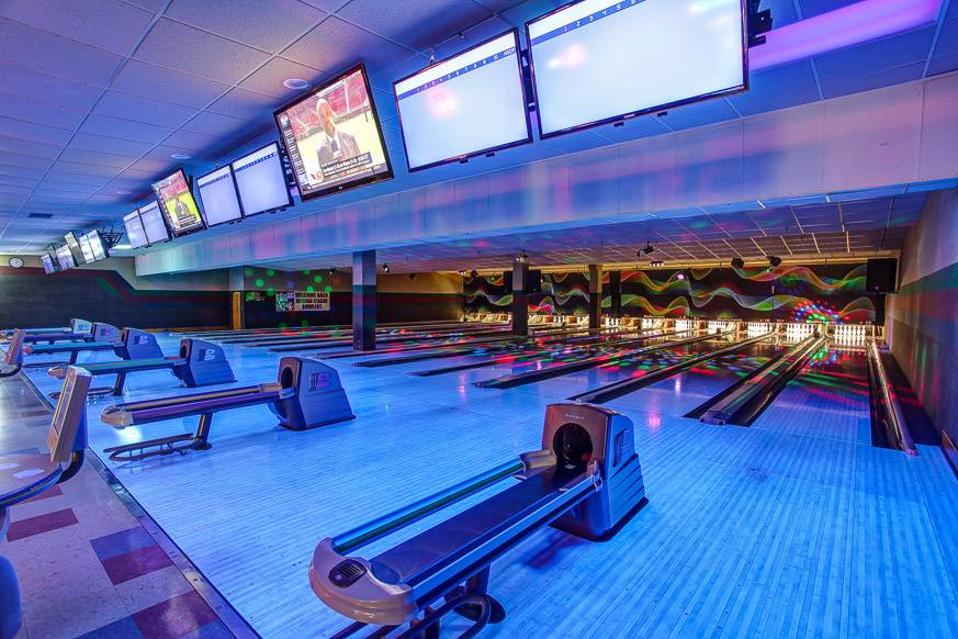 Bowling lanes - so fun!