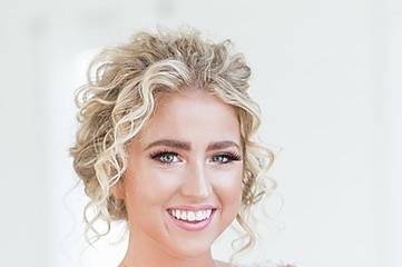 Curled updo - Blushd Beauty