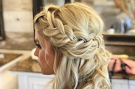 Large side braid - Blushd Beauty