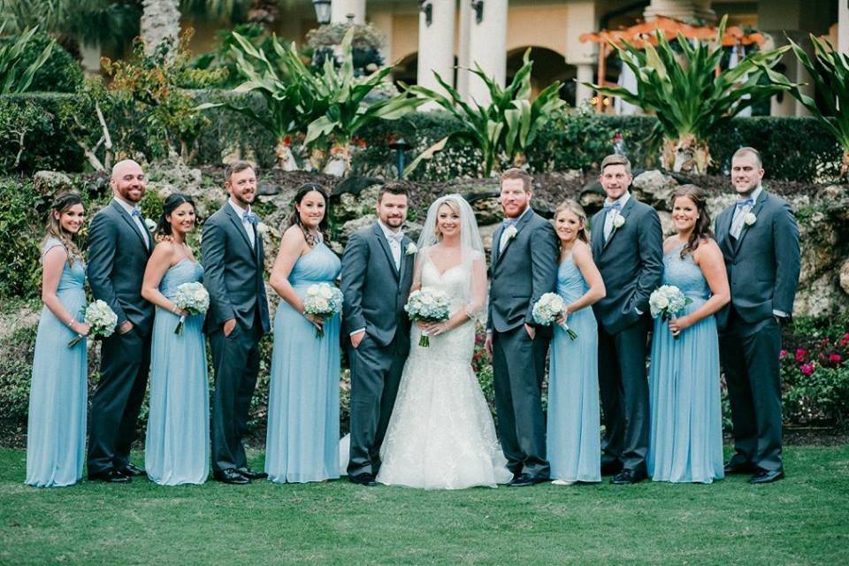Blue and Grey Wedding Colors