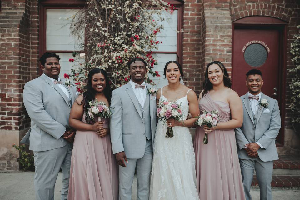 Red Door Wedding Party