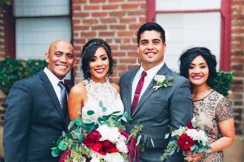 Parents with Bride & Groom