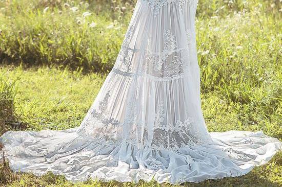 Boho wedding dress