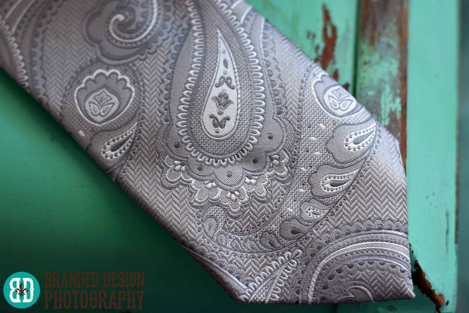 Grooms Tie Details