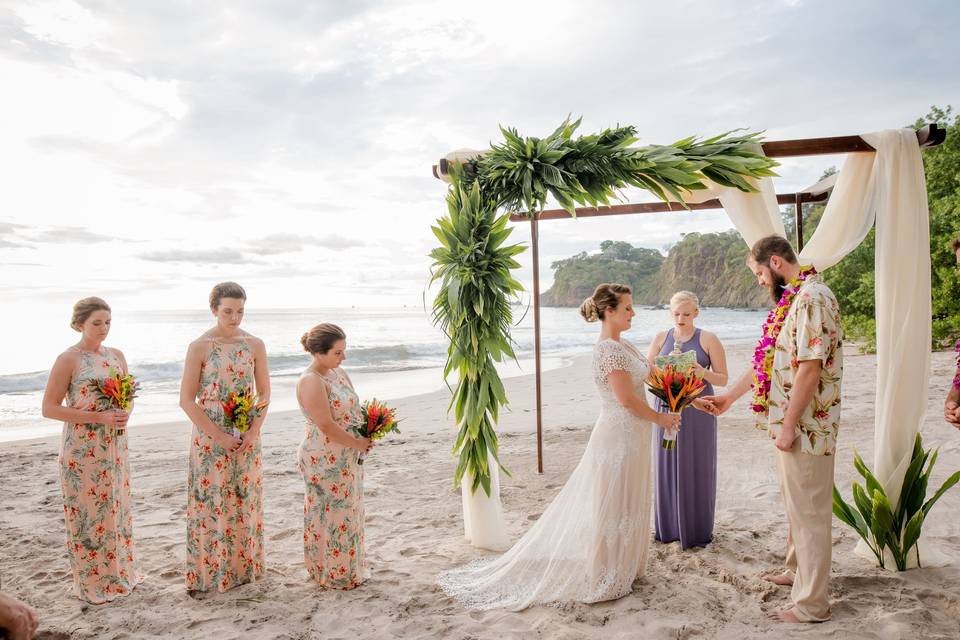 Ceremony at the beach!