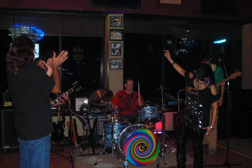 Band performing