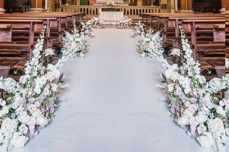 CHURCH WEDDING FLOWERS