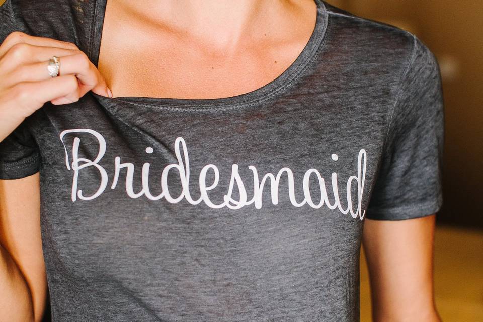 Adorable Bridesmaid Tee's!