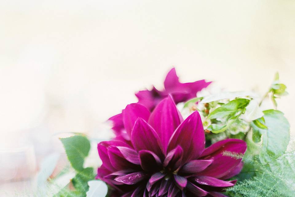 DIY Bar Marquee and beautiful flowers by Adornments.