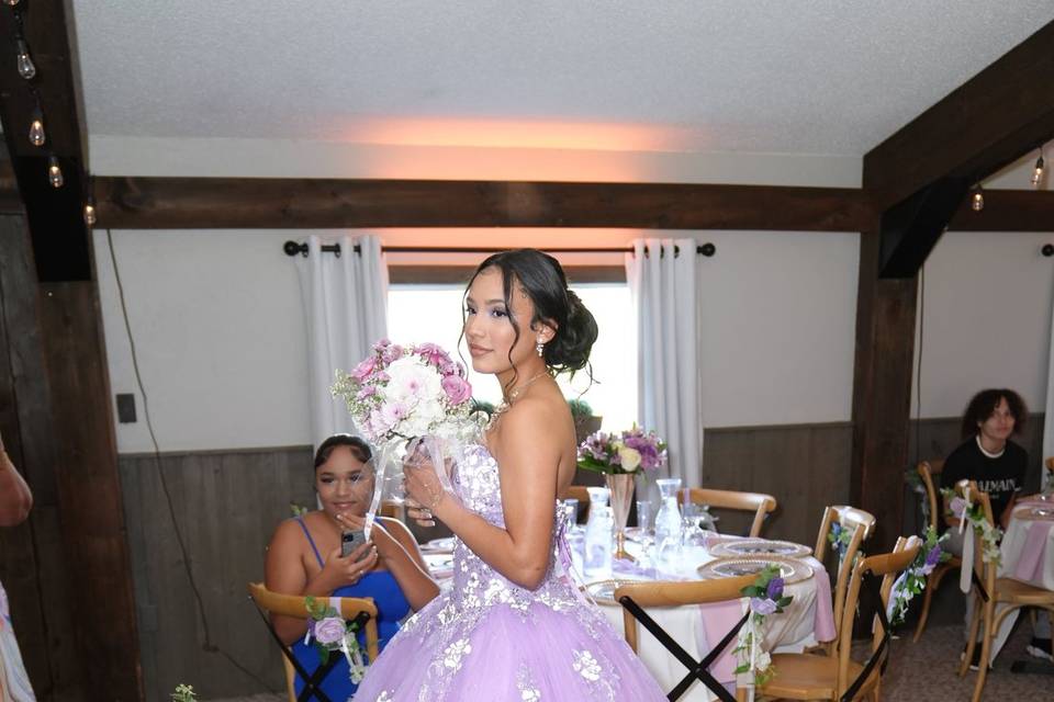 Quinceanera hair