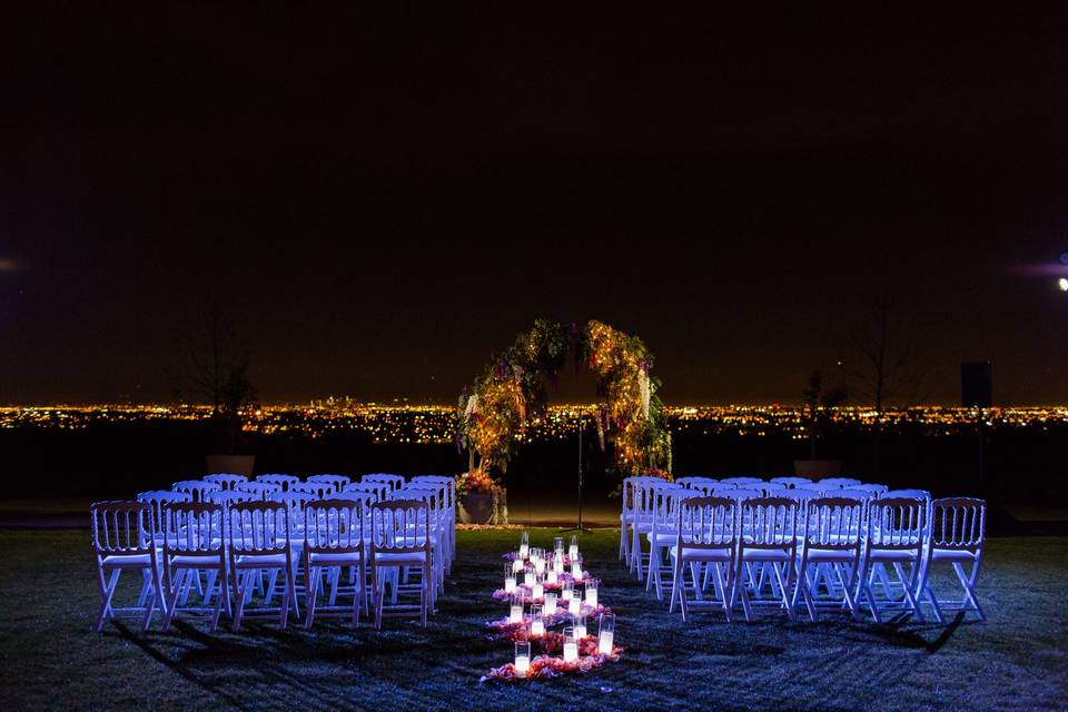 Rolling Hills Country Club - wedding ceremonies at night