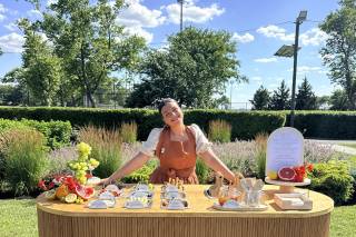Honey and Grape Charcuterie Bar
