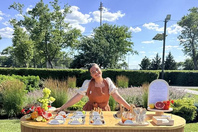 Honey and Grape Charcuterie Bar