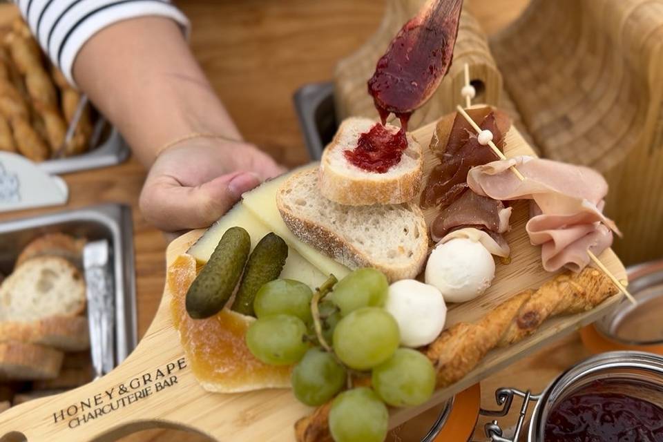 Honey & Grape Charcuterie Bar