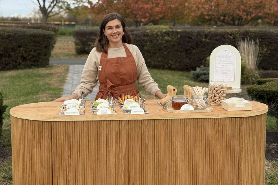 Honey and Grape Charcuterie Bar