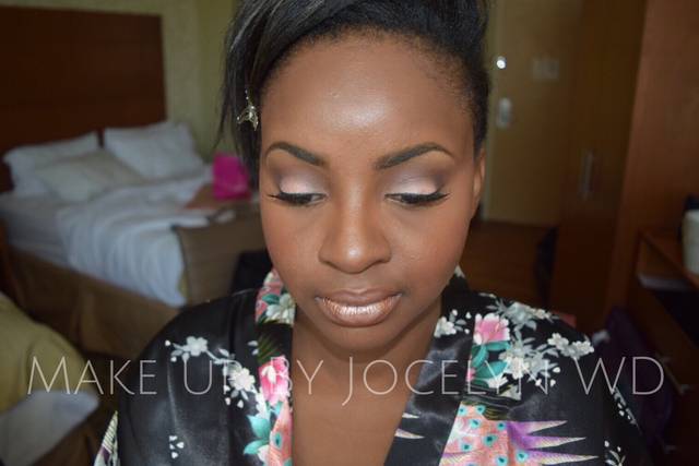 The makeup look