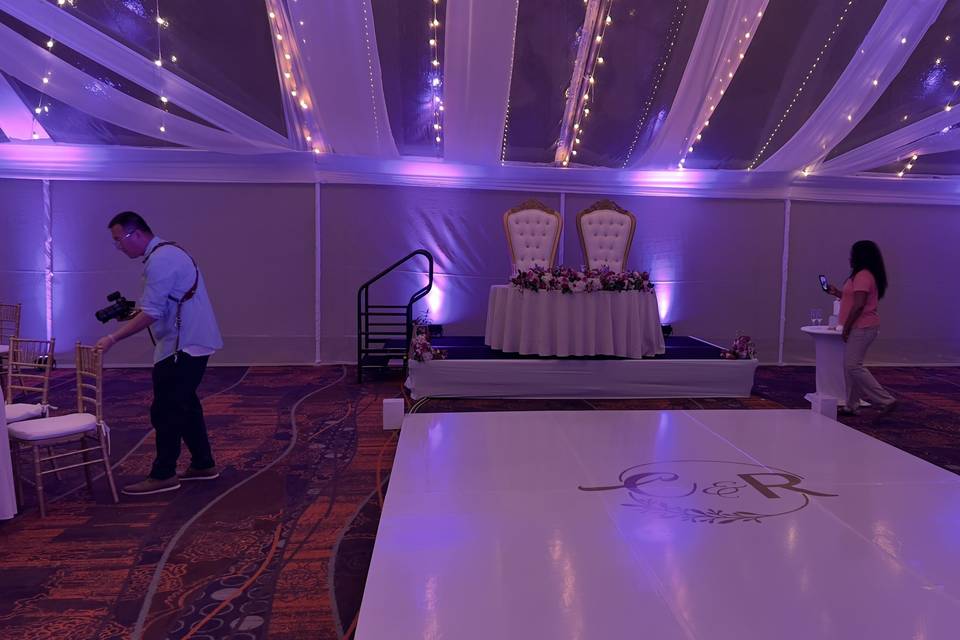 Indoor Tent with Dancefloor