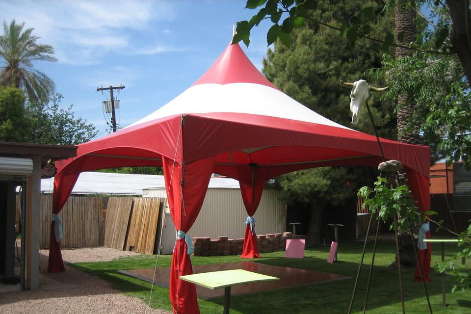 Red tent