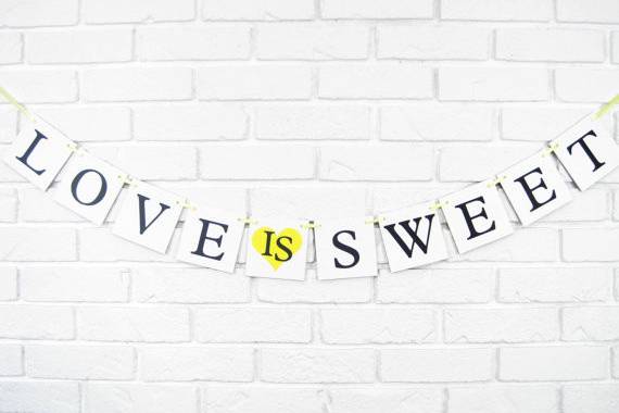 Love is sweet banner