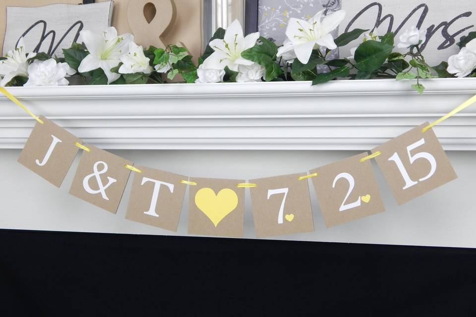 Save the date banner