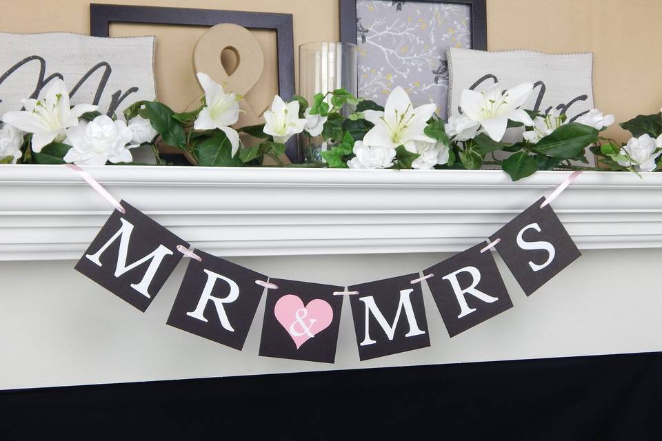 Mr and mrs banner